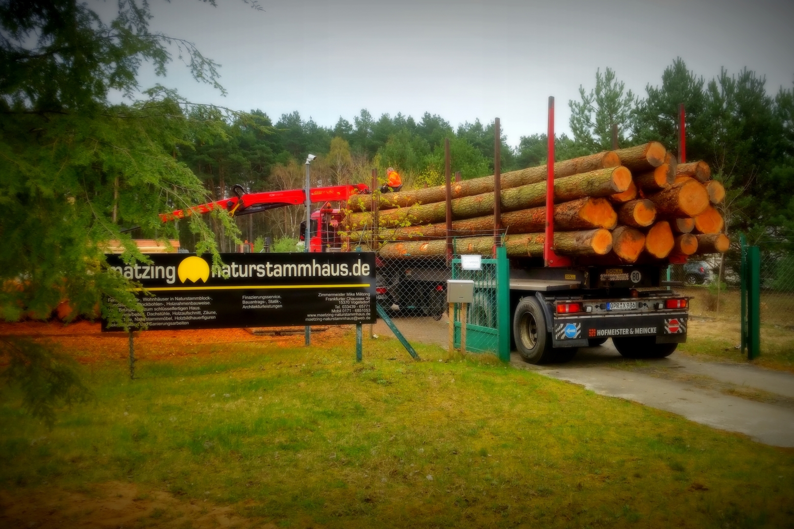 Transport der Naturstämme