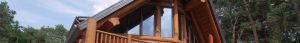 Naturstammhaus Fenster