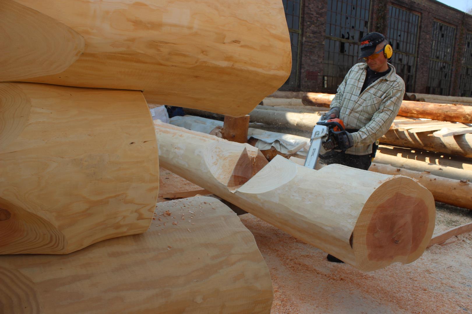 Blocken des Hauses